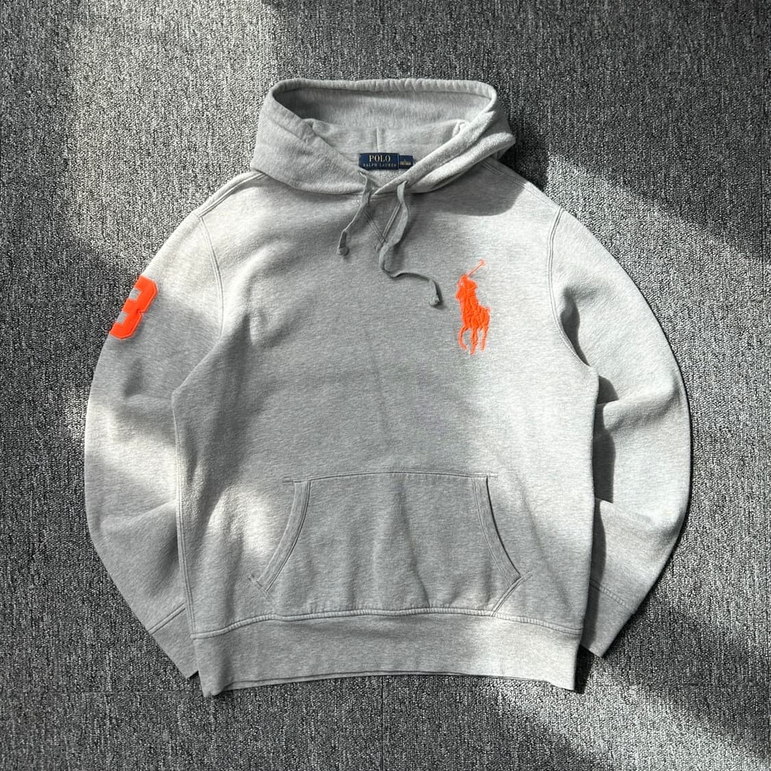 폴로 랄프로렌 그레이 빅포니 후드티  상품이미지1