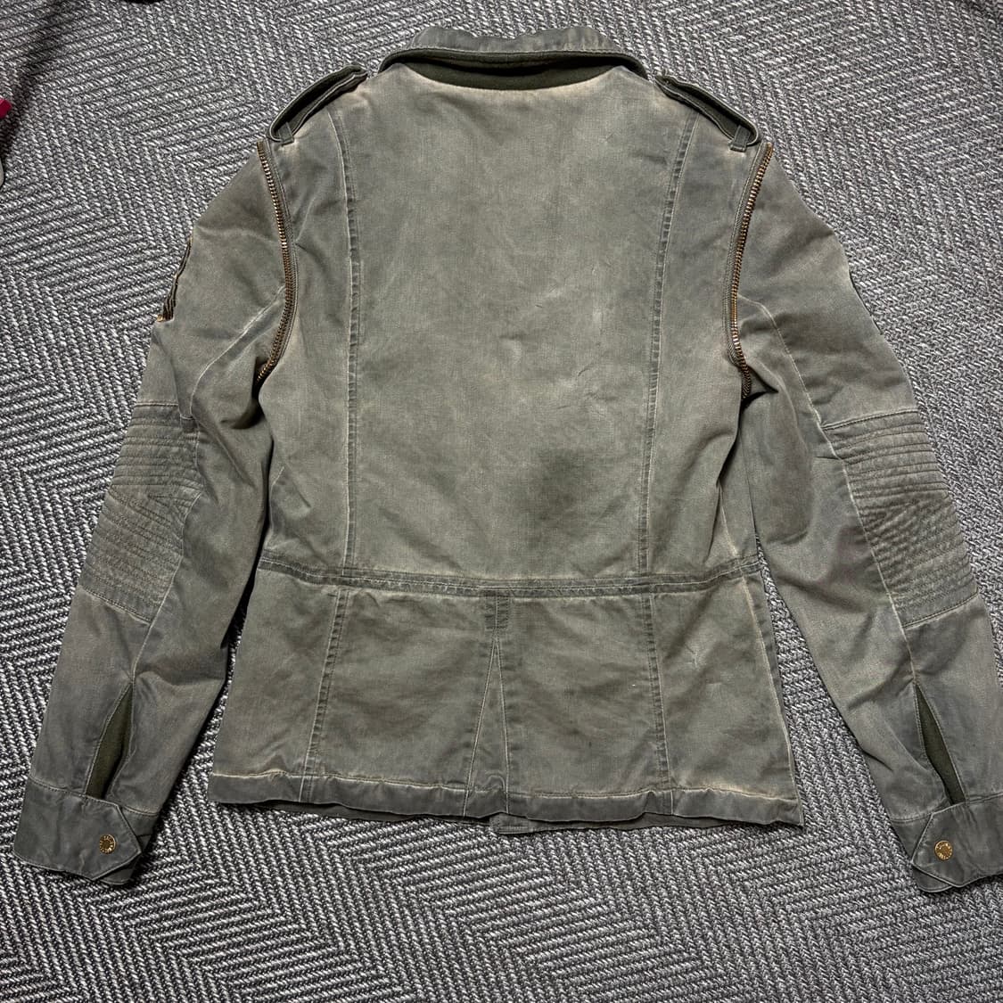 80s 자딕앤볼테르 밀리터리 야상 자켓 (S) 상품이미지2