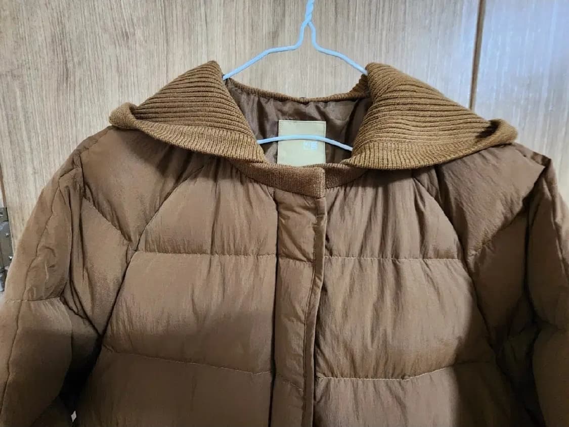 (95)여성 빈폴 니트후드 구스다운 패딩 상품이미지3