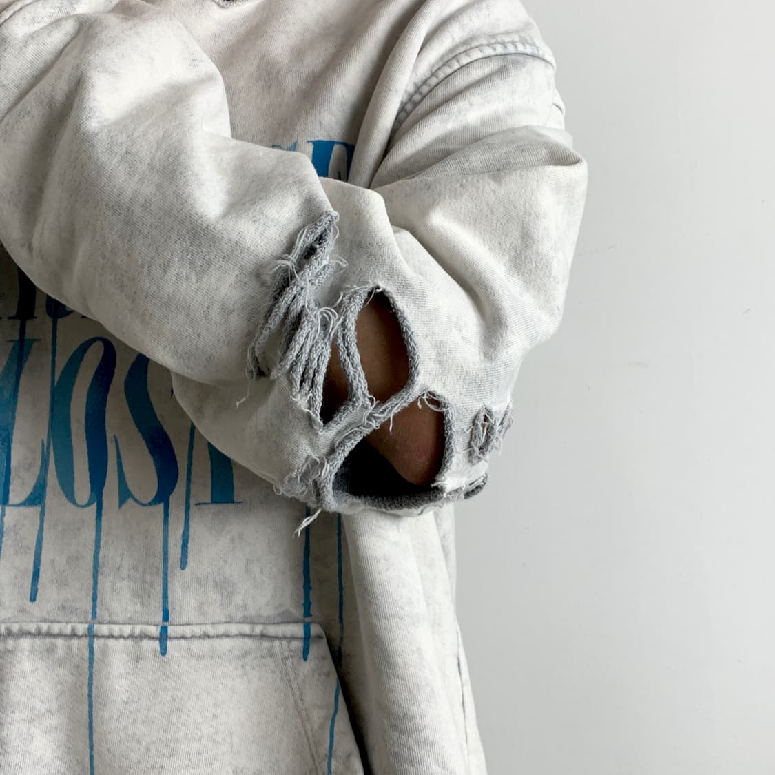 알케미스트 데미지 디스트레스드 풀오버 후드 상품이미지5