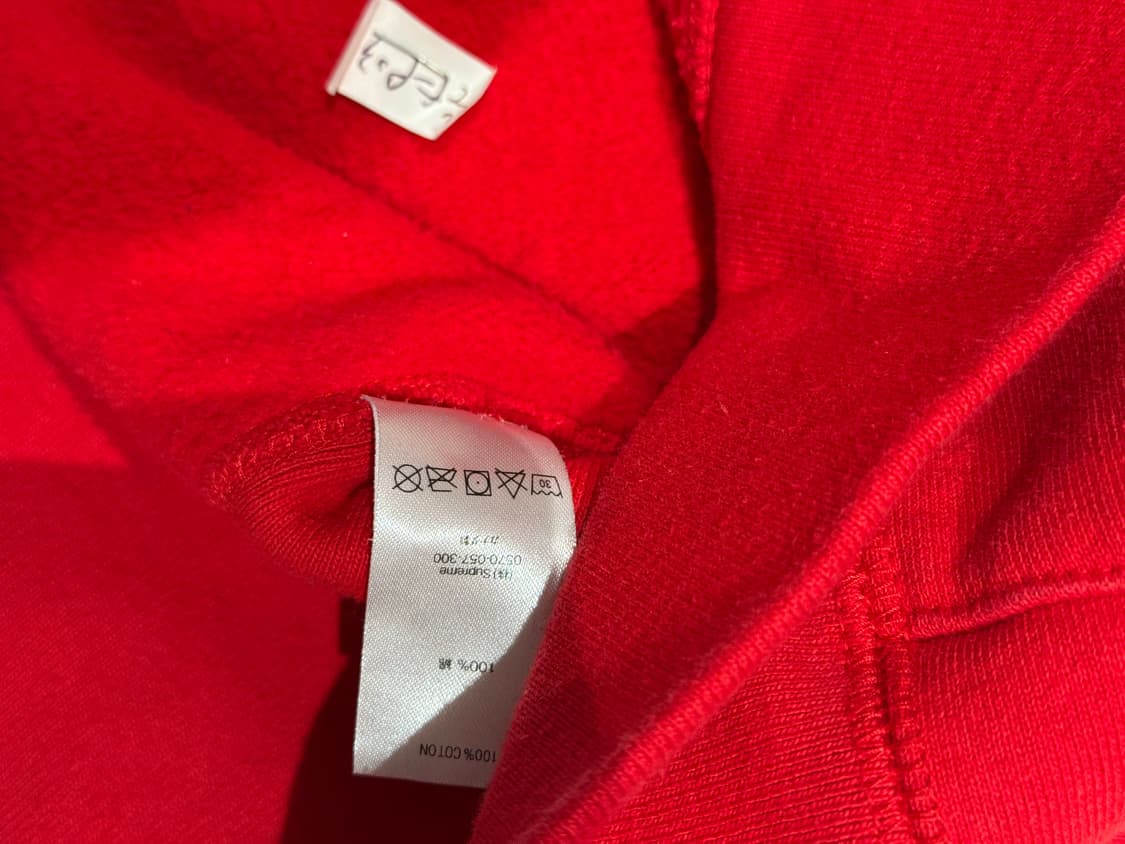 슈프림 반다나 박스로고 후드 M 레드 상품이미지9