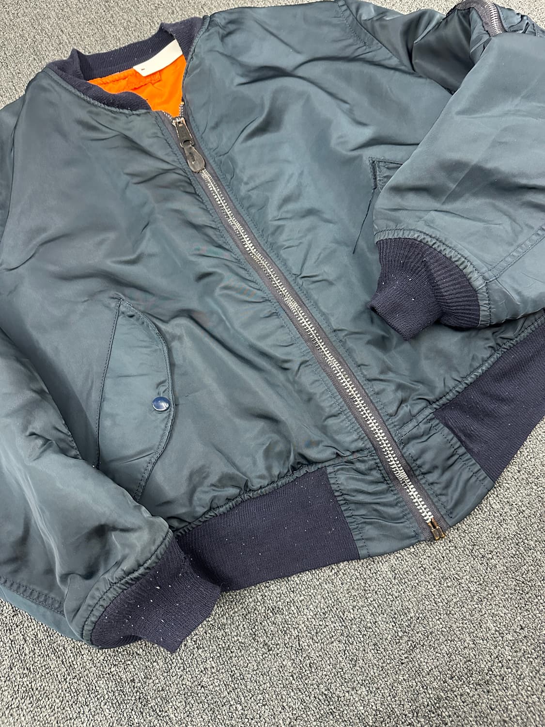 XL) 알파 인더스트리 ma-1 항공자켓 네이비 상품이미지5