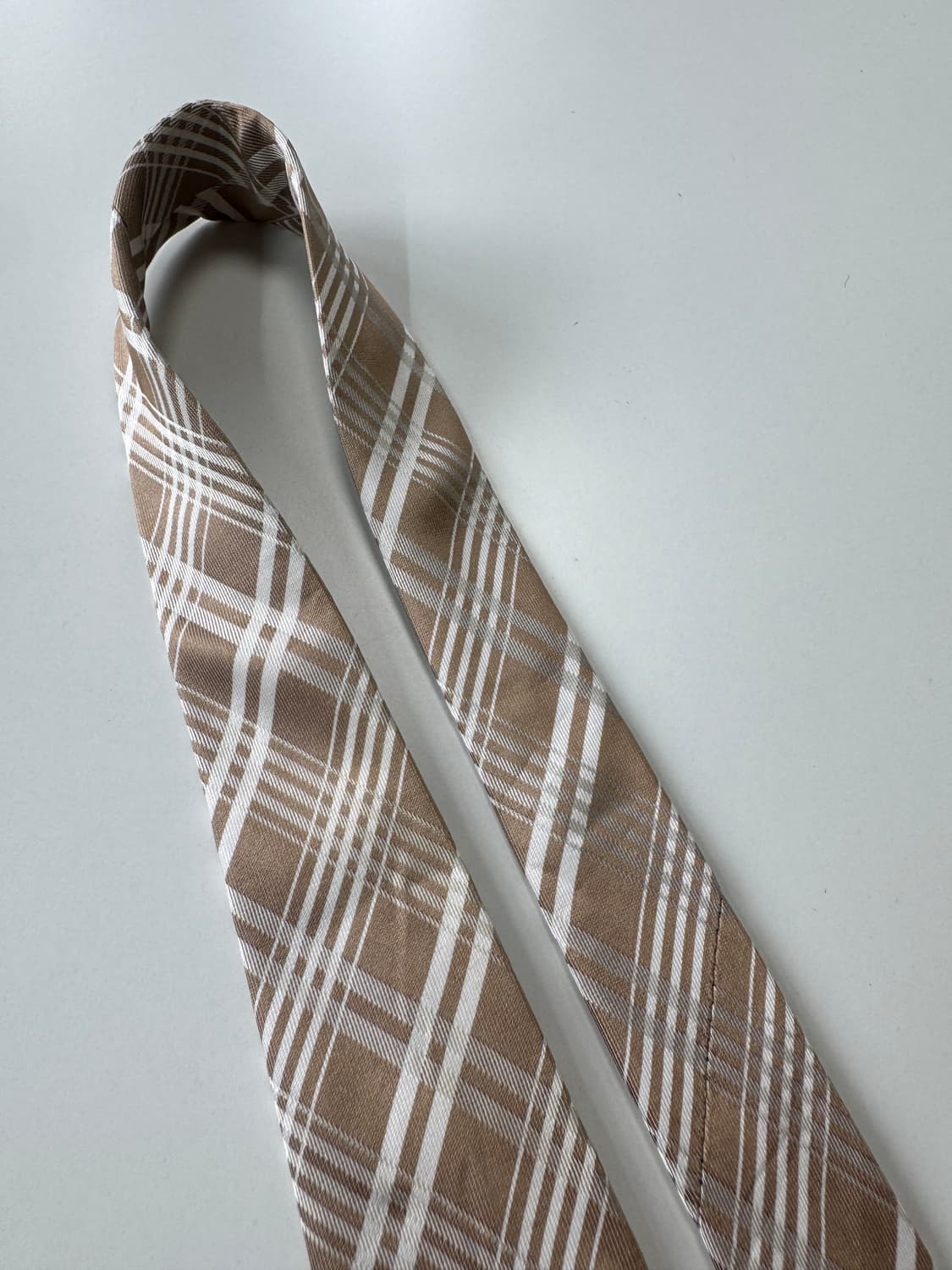 빈티지 실크 체크 넥타이 8.9cm 상품이미지6