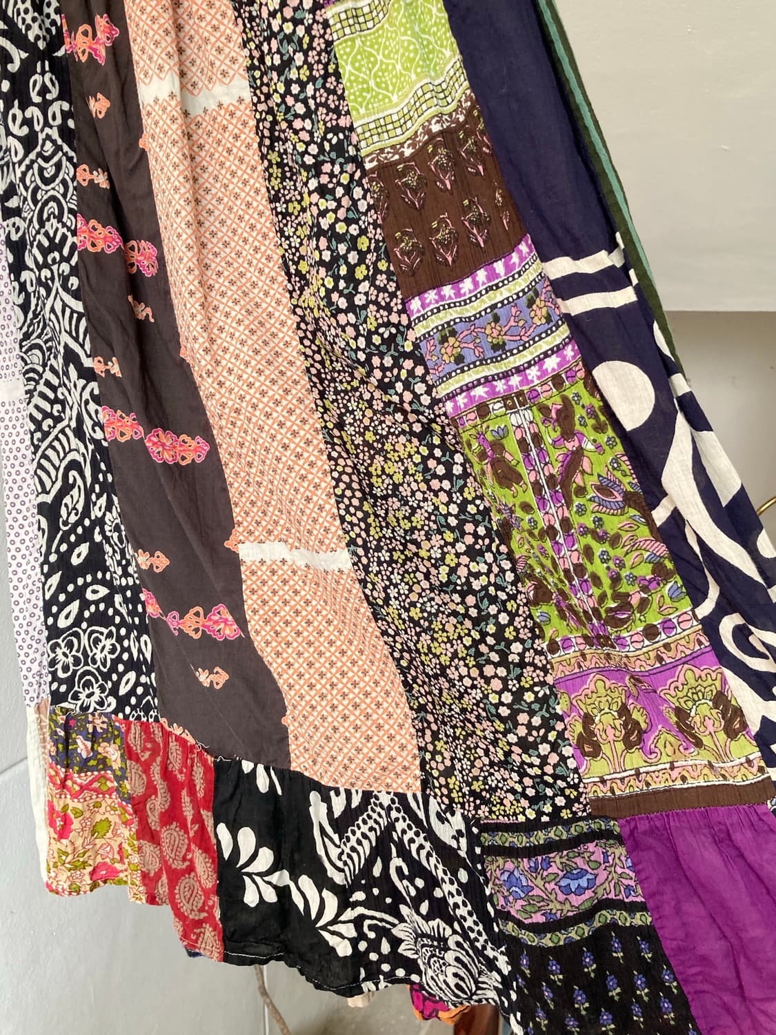 코튼 100 레이어드 모리걸 롱 스커트 상품이미지4