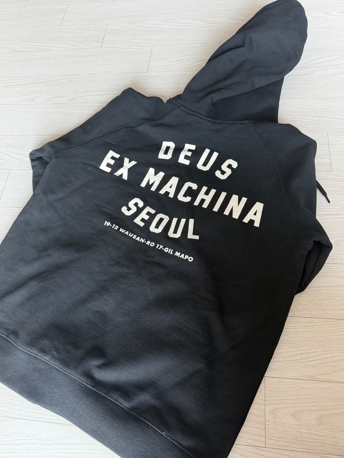 데우스 엑스 마키나 서울 어드레스 후드 블랙 S 상품이미지5