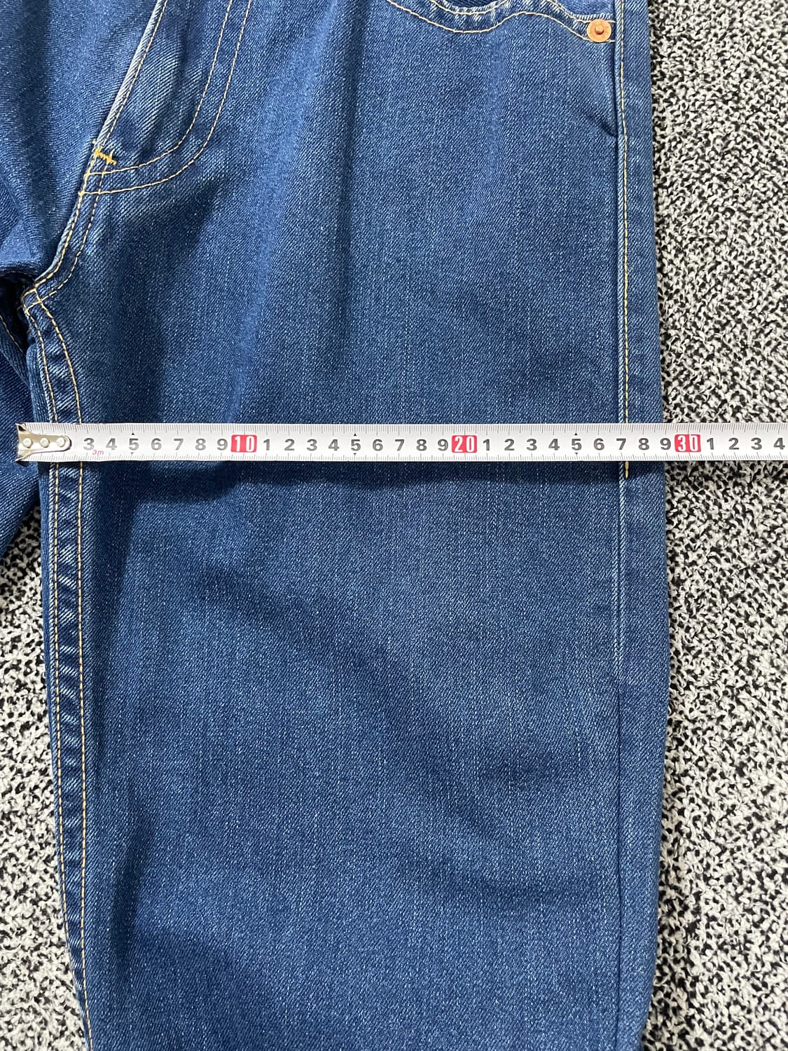 빈티지9. 리바이스 리얼 루즈 타입1 청바지 데님팬츠 중청 상품이미지7