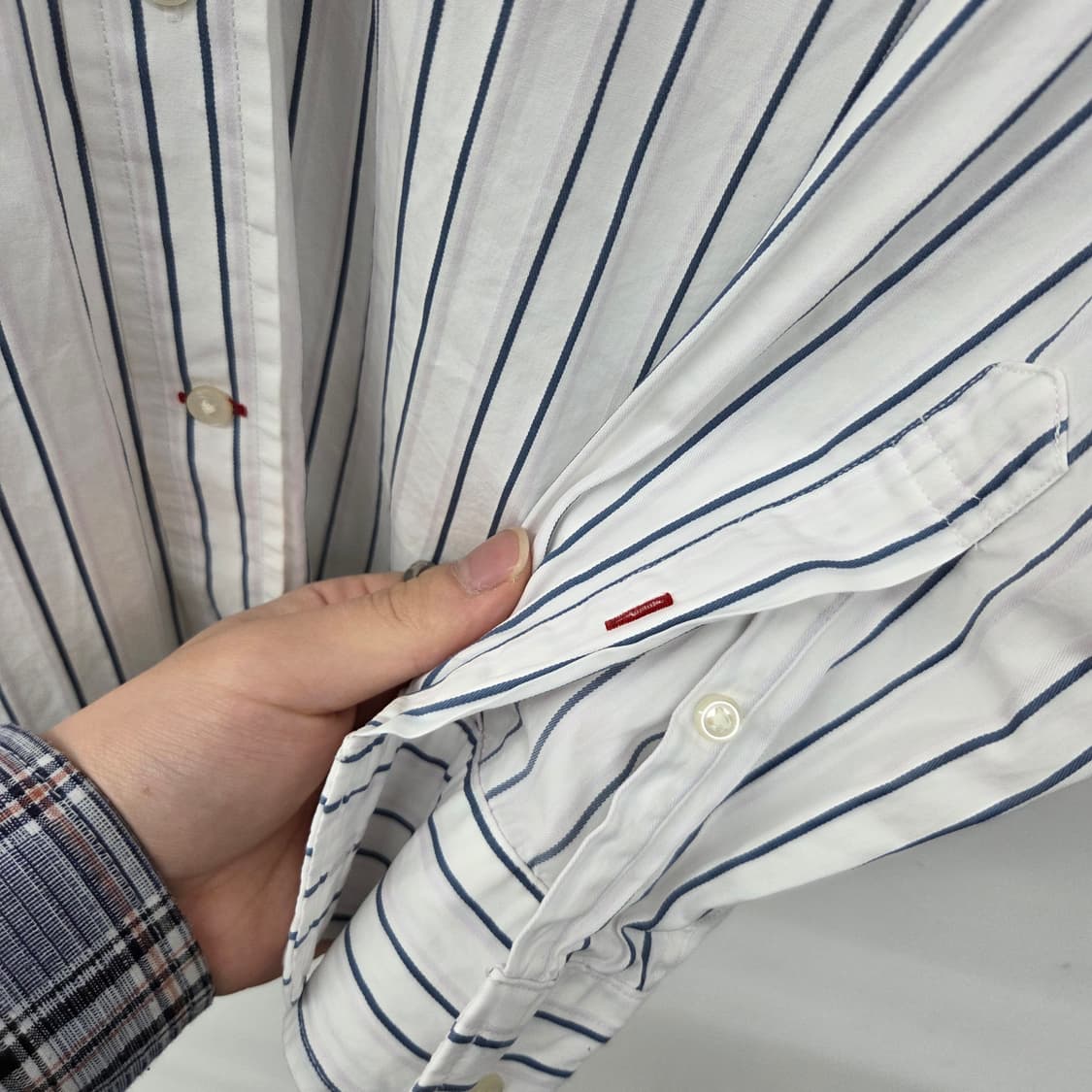 타미힐피거 스트라이프 긴팔 셔츠 남s 상품이미지3