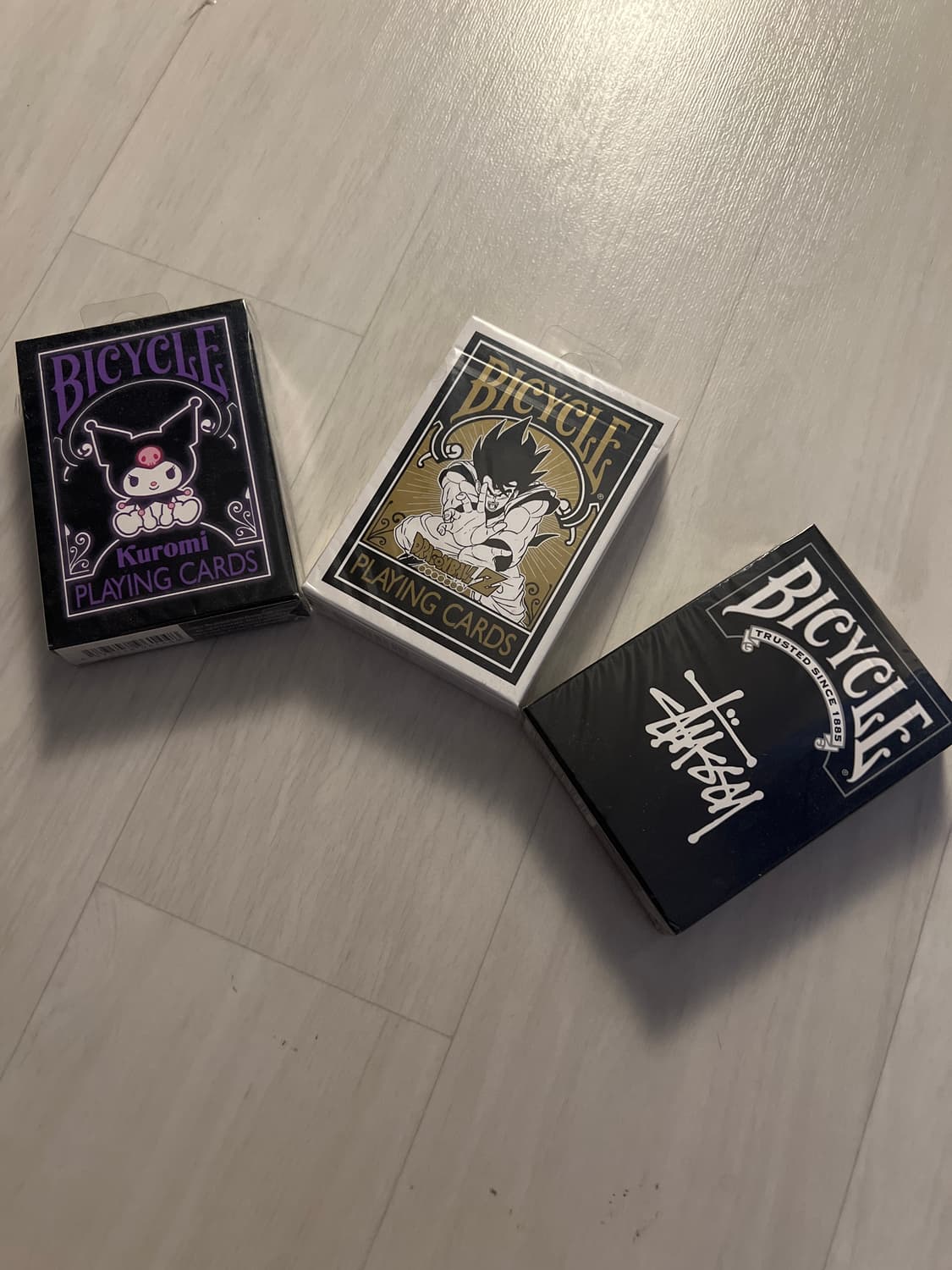 스투시 드래곤볼 쿠로미 바이시클 카드 새상품 상품이미지1