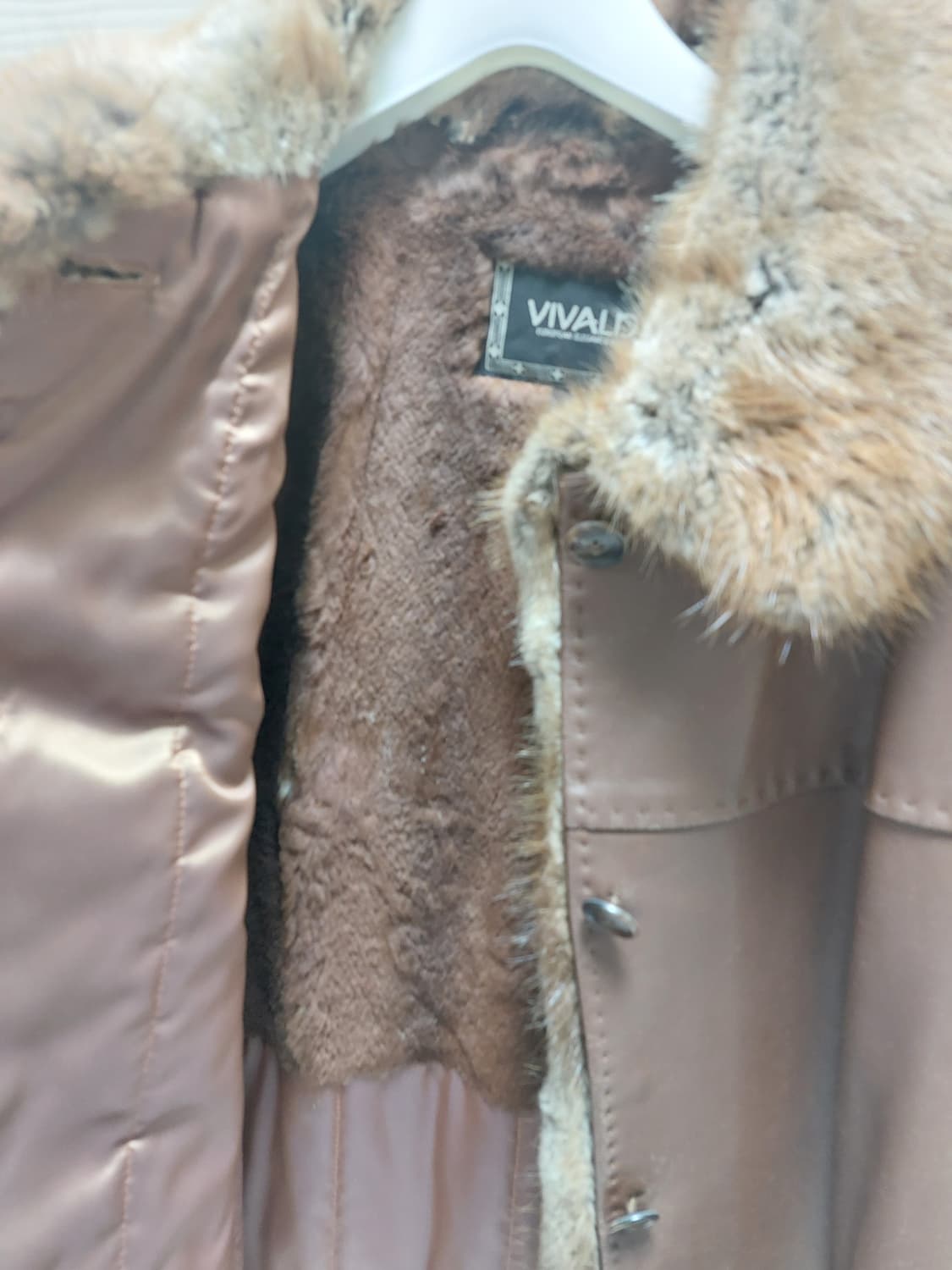 비발디 VIVALDI 빈티지 무스탕 코트 상품이미지2