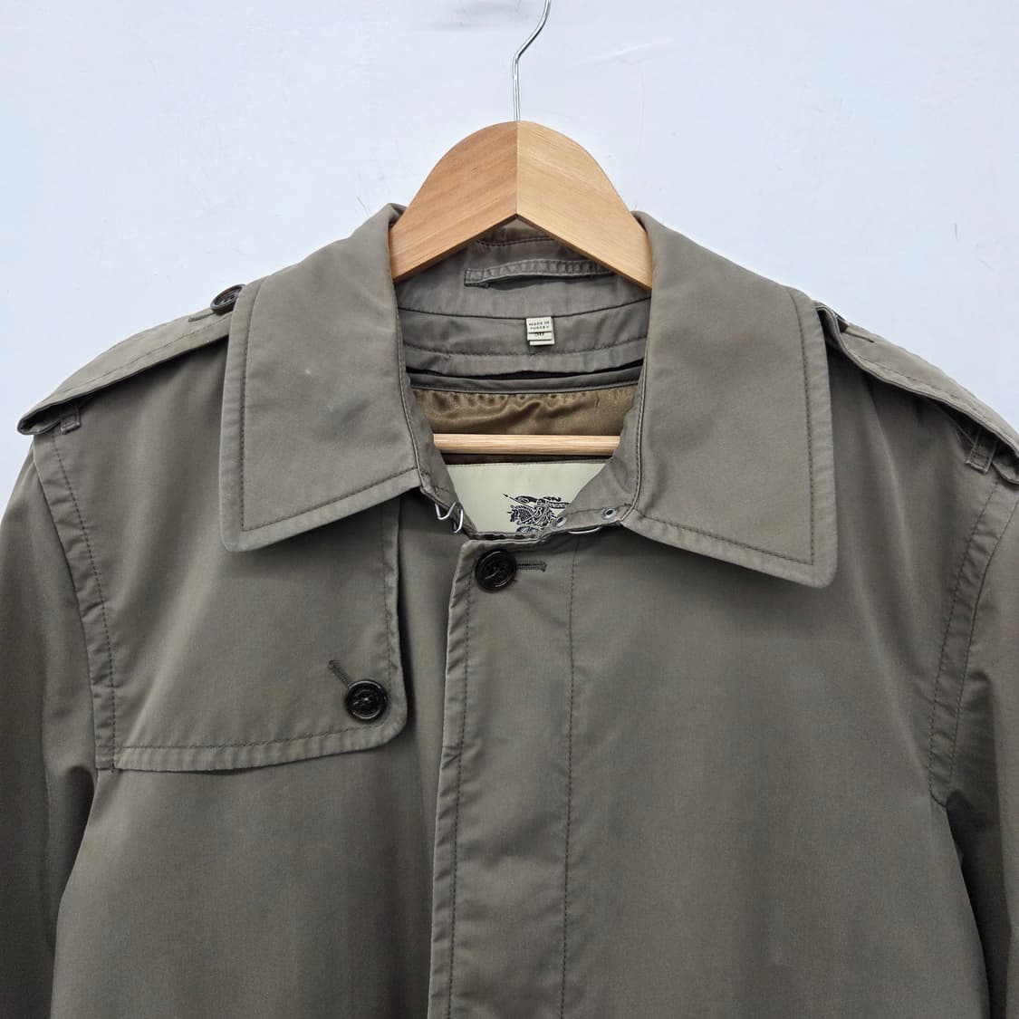 버버리 카키색 트렌치 코트 남성L 상품이미지3