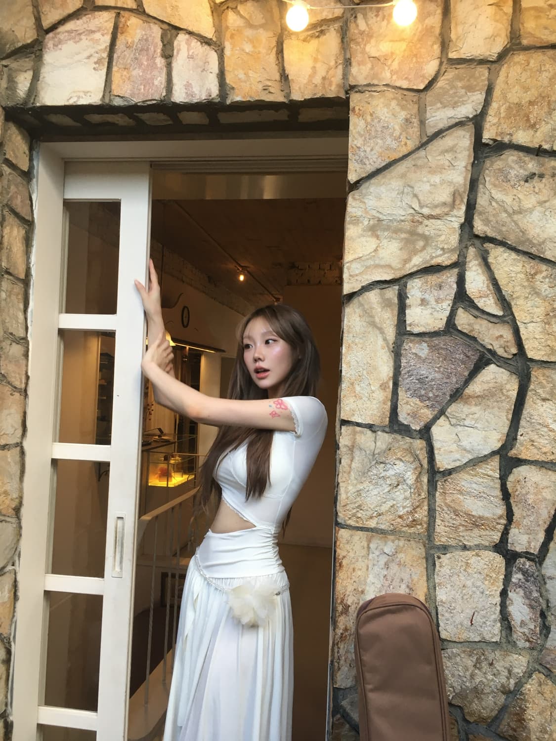 thetis lily lace draping dress  상품이미지1