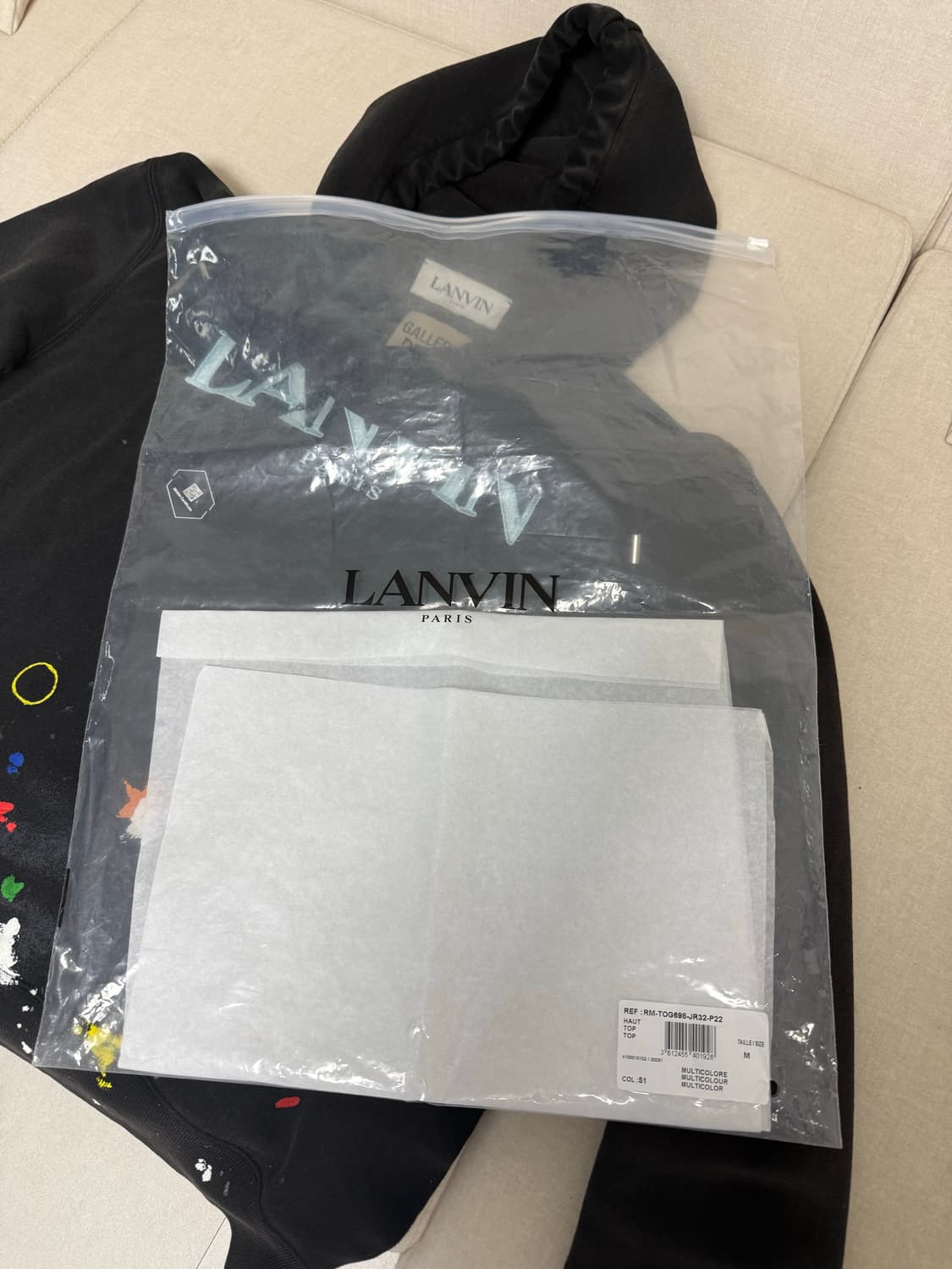 갤러리 디파트먼트x랑방 후드 M사이즈 새상품 상품이미지7