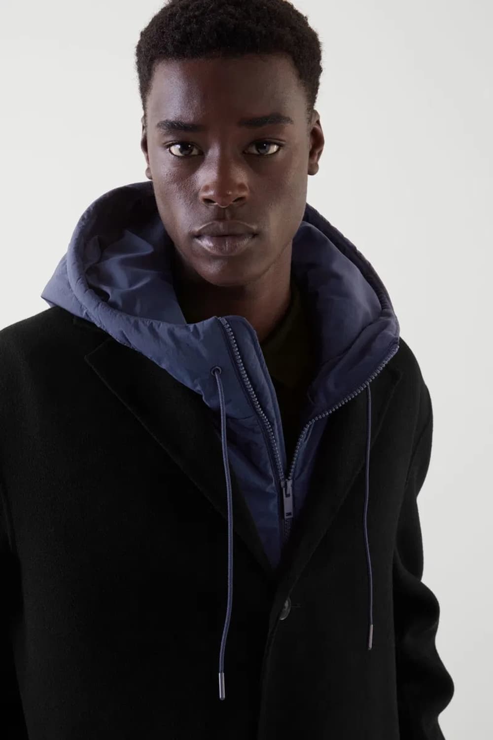 코스 COS 네이비 패디드 패딩 질레 베스트  상품이미지1