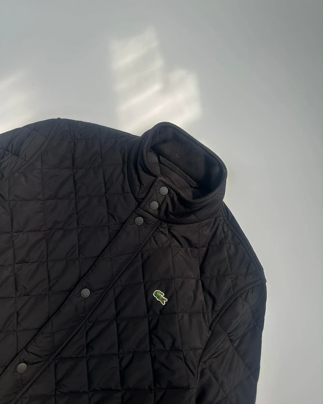 [50] 라코스테 블랙 스냅 퀄팅 자켓 상품이미지6