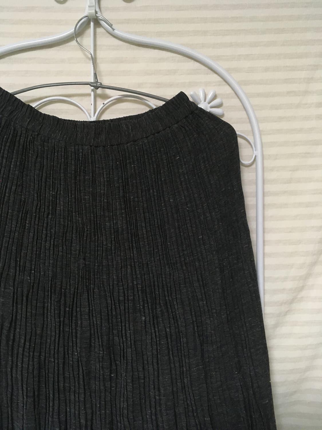 빈티지 차콜 플리츠 스커트 y2k 스트릿 갸루 펑키 일본빈티지724 상품이미지4