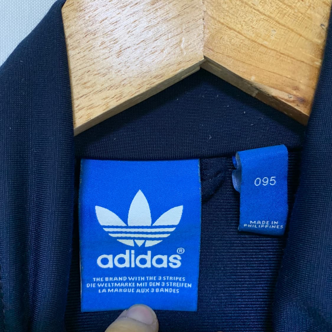 아디다스 파이어버드 져지 집업 네이비 빈티지 95 남녀공용 상품이미지4