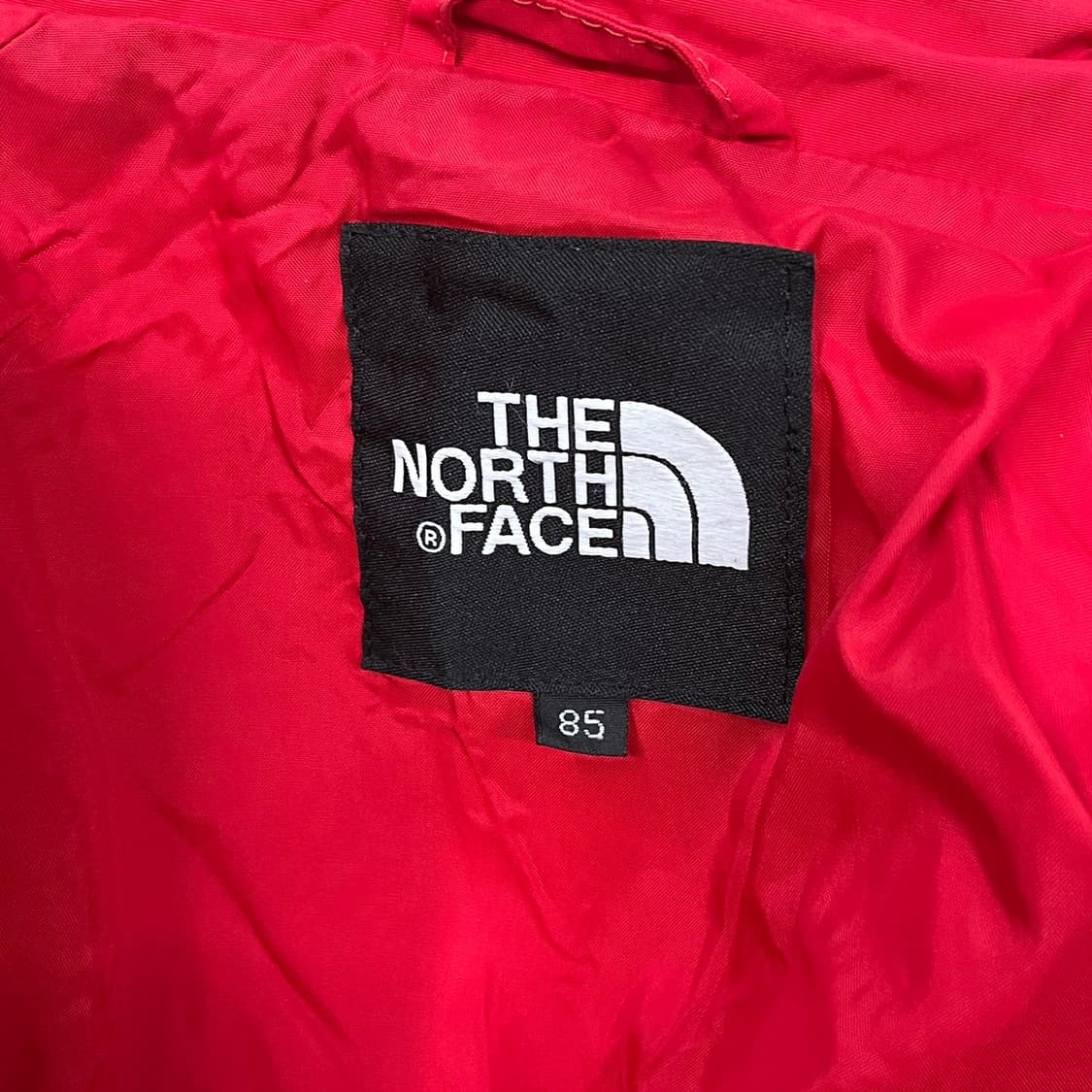 [정품/M] 노스페이스 레드 바람막이 자켓 후드 b17 상품이미지5