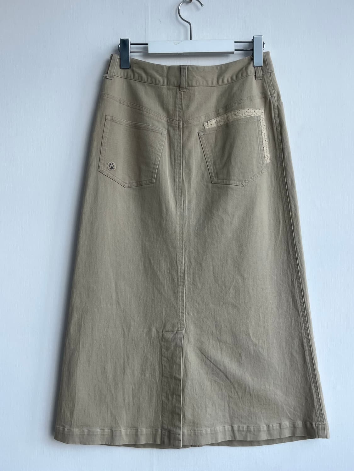 Sarah brand 베이지 데님 스커트 상품이미지4