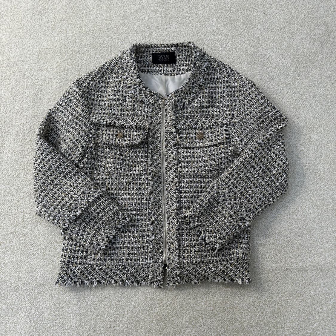 [S] 리안뉴욕 여성 트위드 자켓 1231T1 상품이미지1