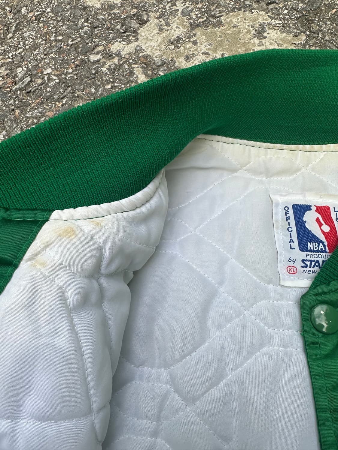 빈티지 90s 스타터 NBA 보스턴 셀틱스 바시티 자켓 상품이미지8