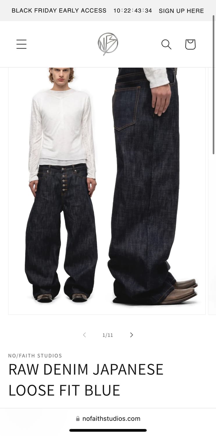 노페이스스튜디오 루즈핏 s 상품이미지1