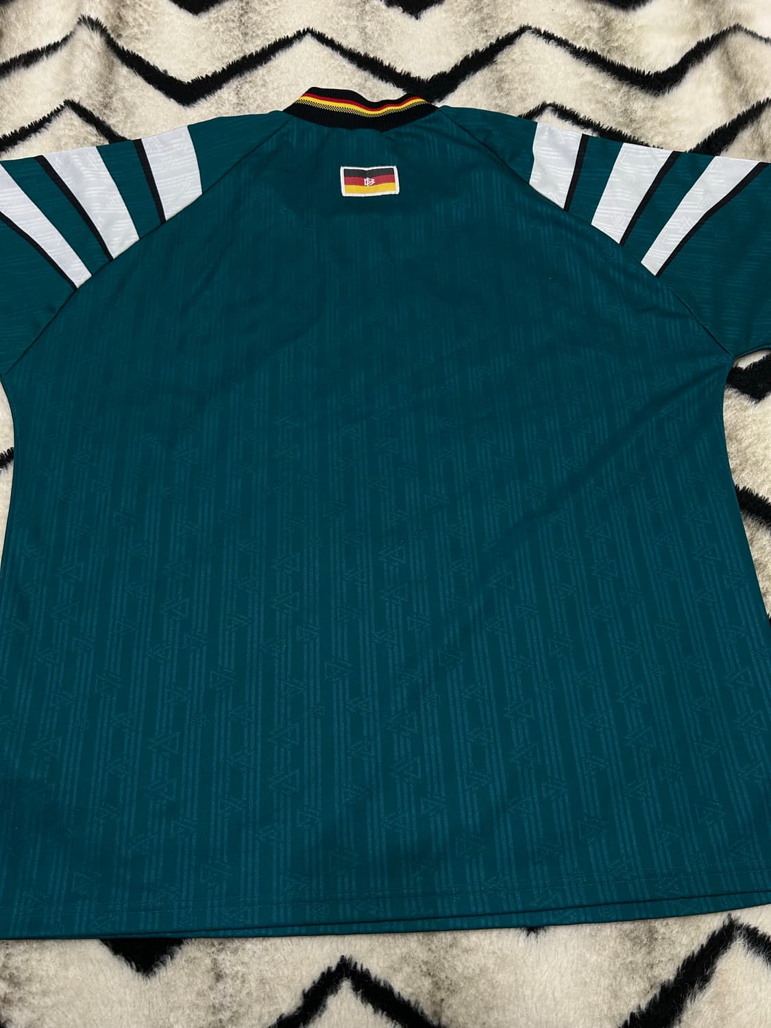 [3XL]아디다스 독일 1996 레트로 반팔 유니폼 상품이미지3