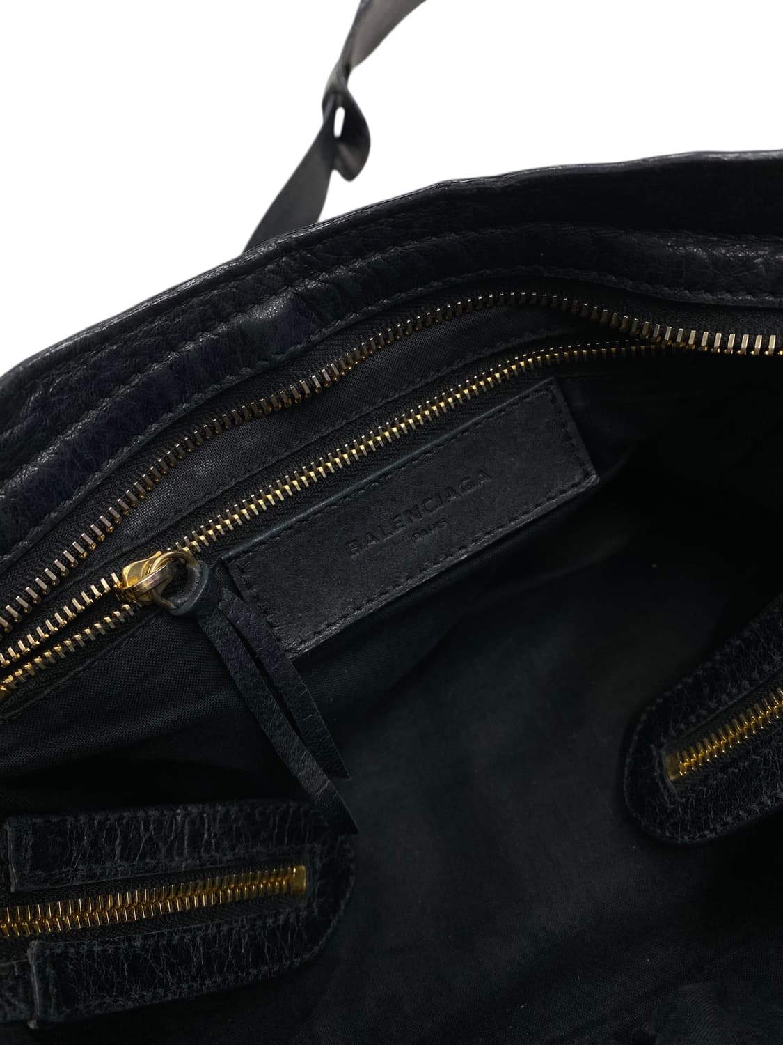 발렌시아가 y2k 쉽스킨 모터백 상품이미지9