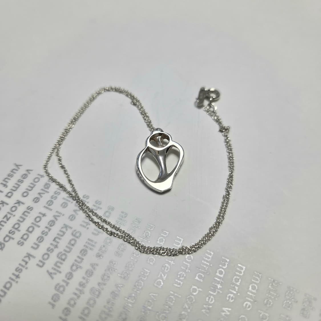 TIFFANY&Co. 티파니앤코 정품 실버925 소라 목걸이 상품이미지1