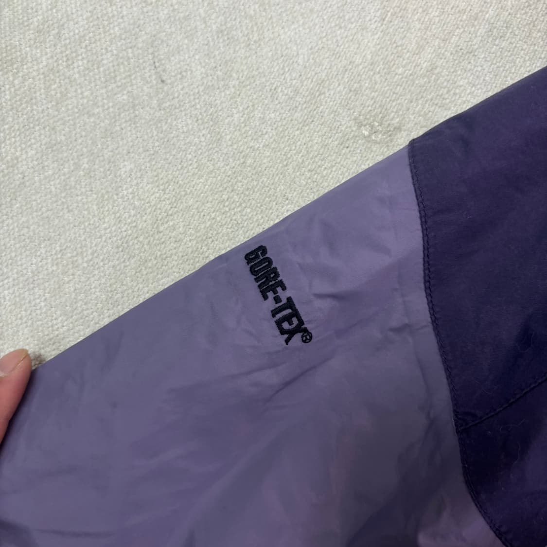 95 노스페이스 센터로고 퍼플 고어텍스 바람막이 자켓 상품이미지7