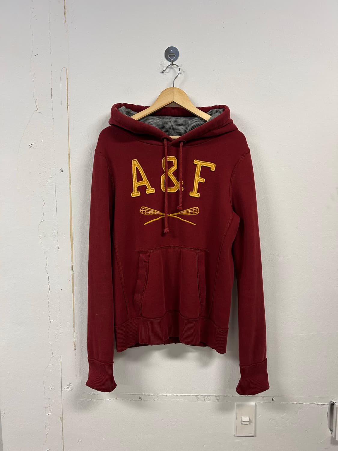 ML) 아베크롬비 A&F 패치 자수 후드티 T302 상품이미지1