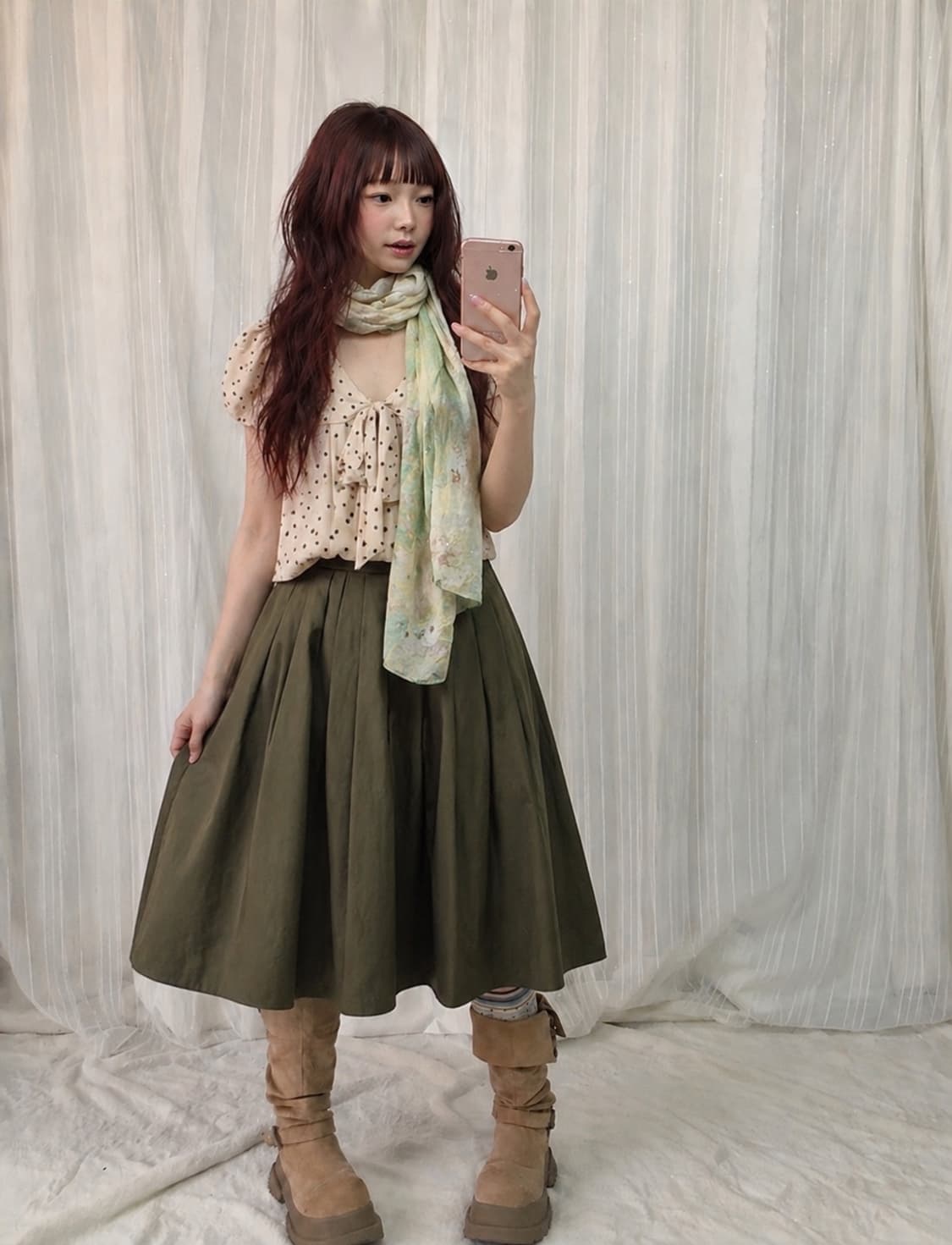 풀잎 소녀 코디 set 상품이미지1