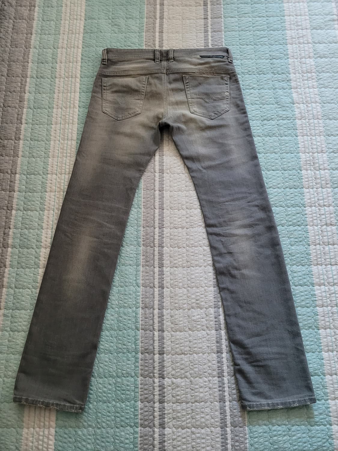 디젤 Diesel safado 084DV 사파도 데미지리페어 그레이워싱진 상품이미지8