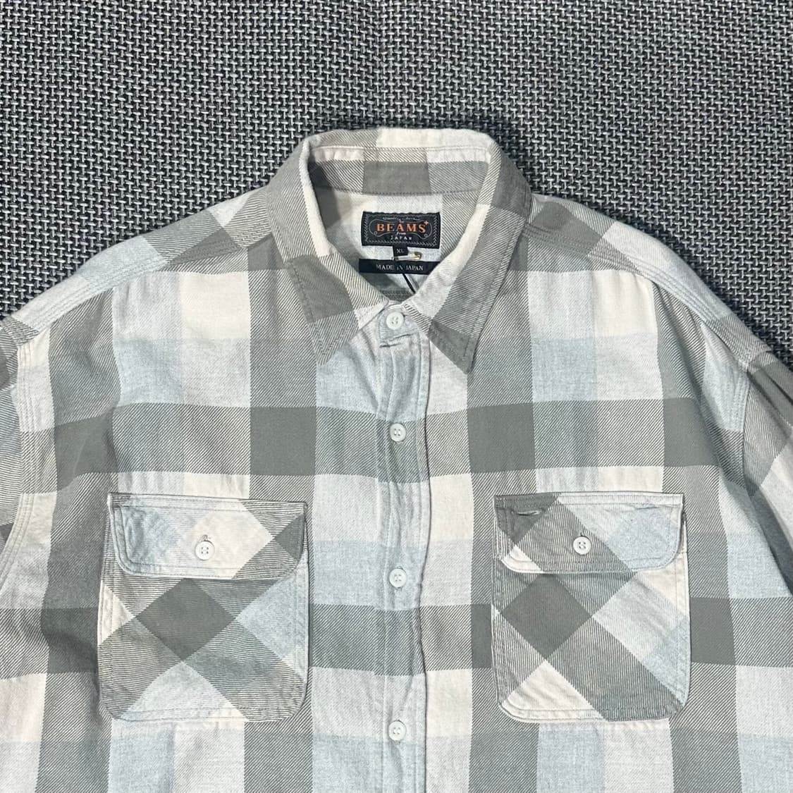 빔즈 플러스 체크셔츠 (XL) 상품이미지2