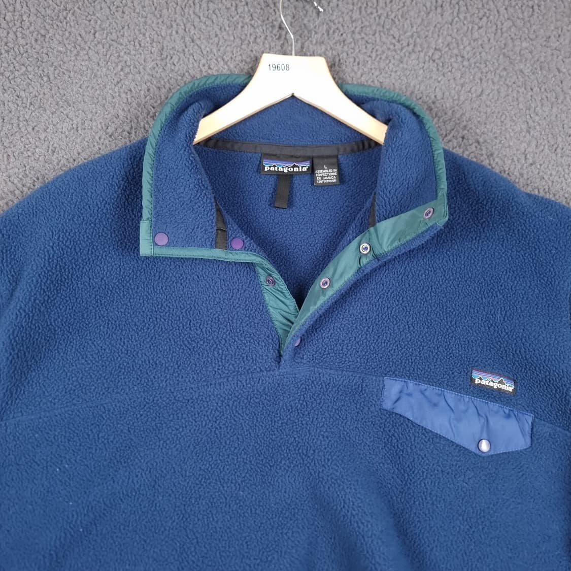90s 파타고니아 신칠라 스냅-T 블루/네이비 자메이카 상품이미지2