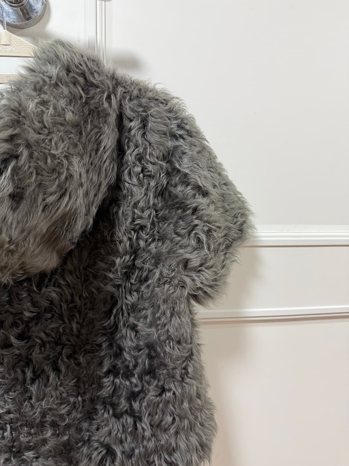 리얼양털 반팔후드 상품이미지3