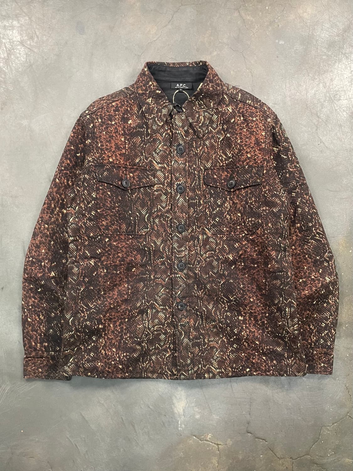 아페쎄 파이톤 퀼티드 자켓 상품이미지1