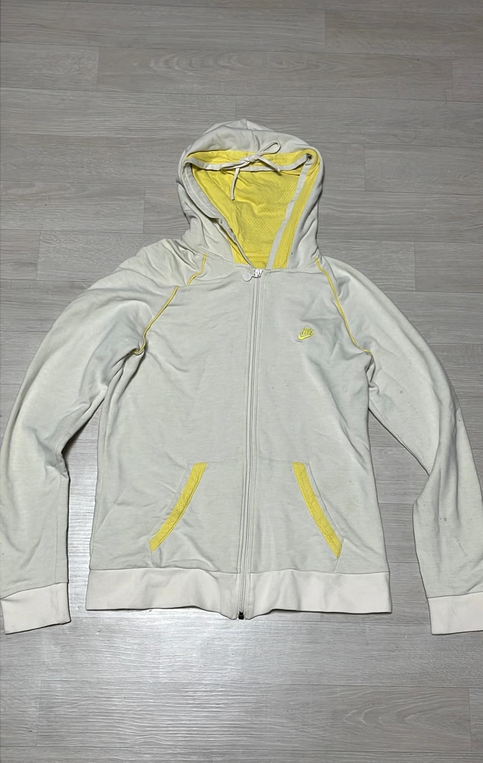 빈티지 나이키 노랑 후드집업 상품이미지1