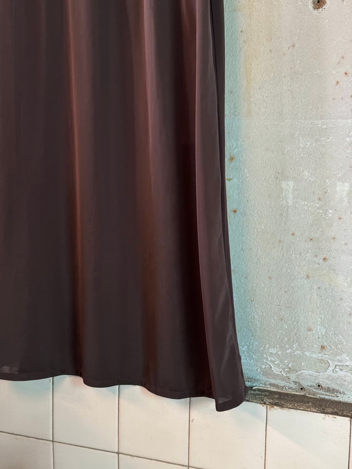 44-55 ) Japanese Vintage Satin Dress 상품이미지3