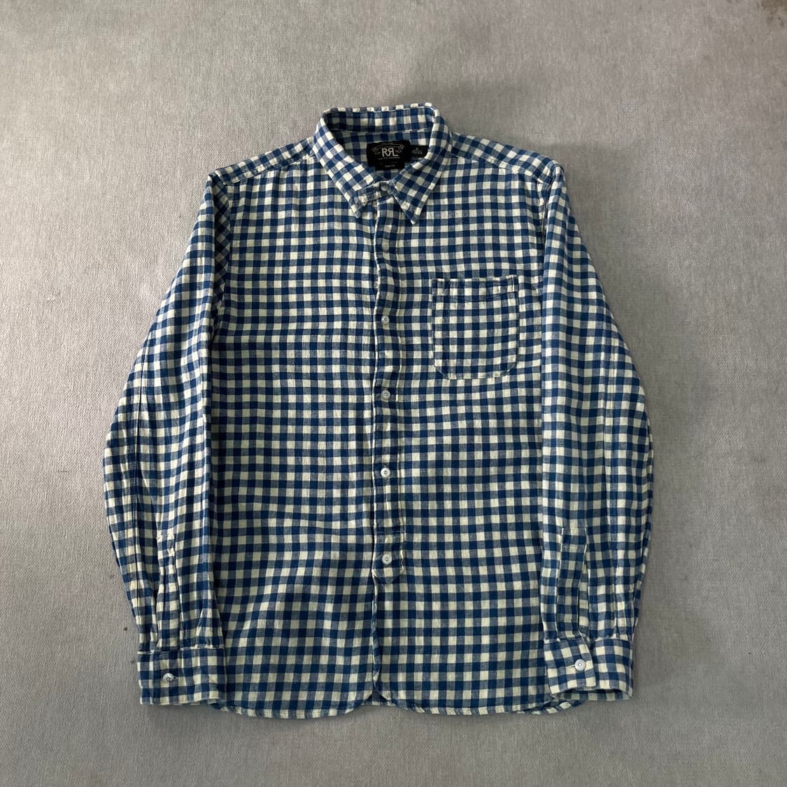 폴로랄프로렌 더블알엘 빈티지 체크 린넨 셔츠 상품이미지1