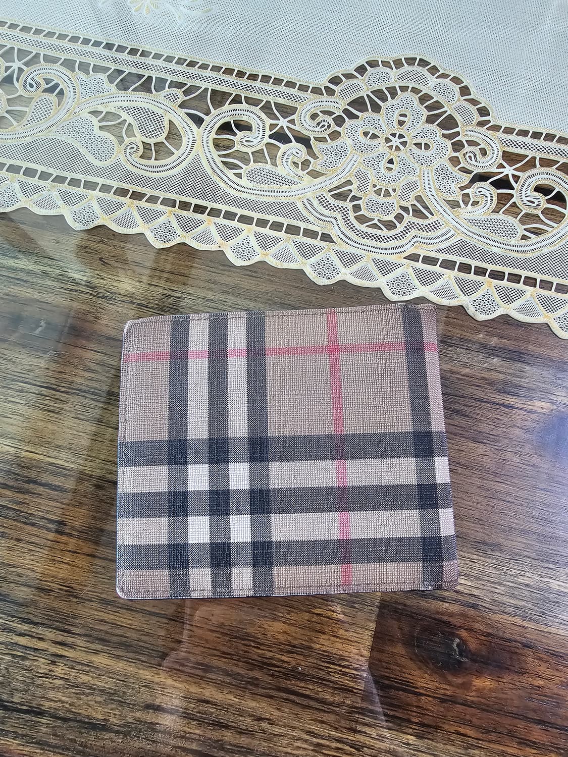 (정품) 버버리 체크 반지갑/80166111/개인/팝니다. 상품이미지4