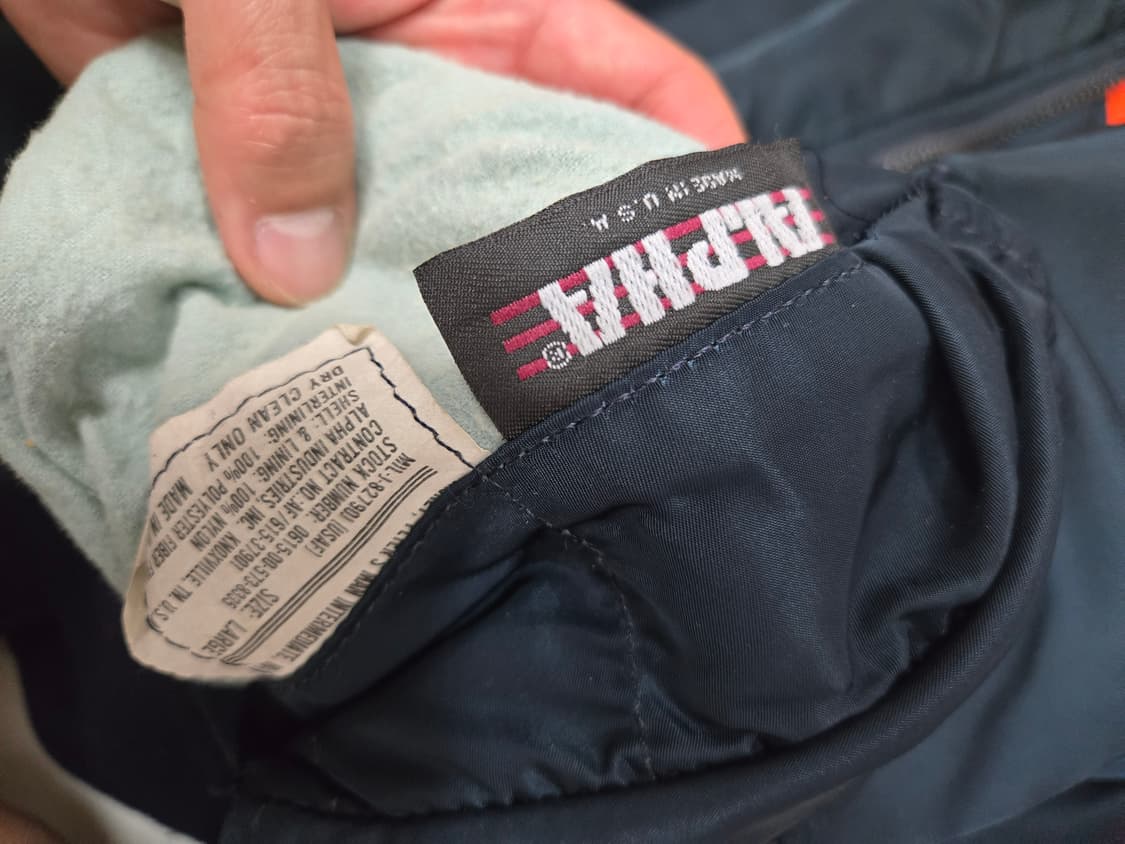 빈티지 알파 ma-1 (L) 상품이미지6