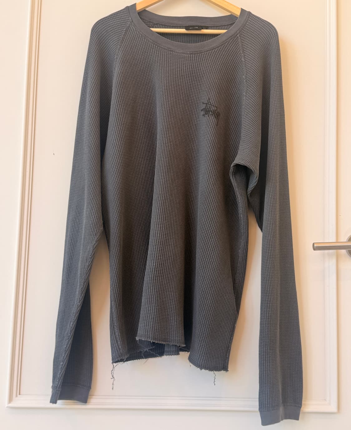 :스투시(stussy) 래글런 써멀 롱슬리브 크루  상품이미지1