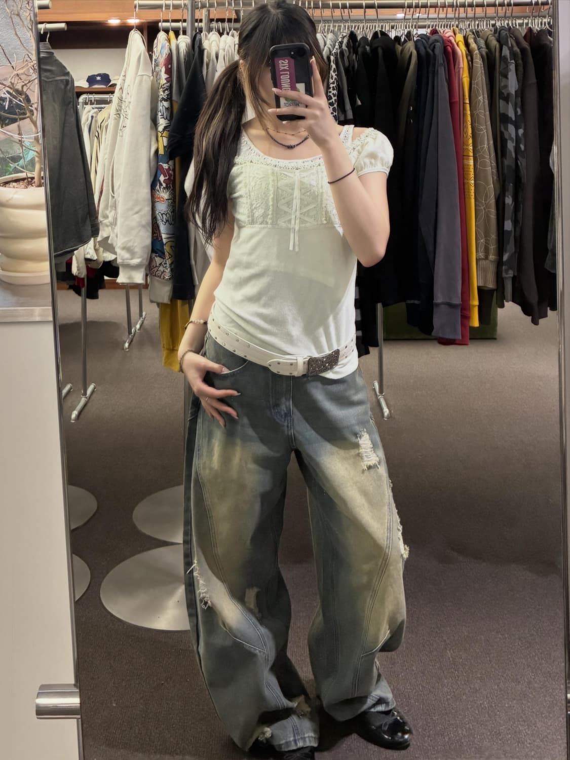 Vintage Earthy Denim 🍈🪽 상품이미지1