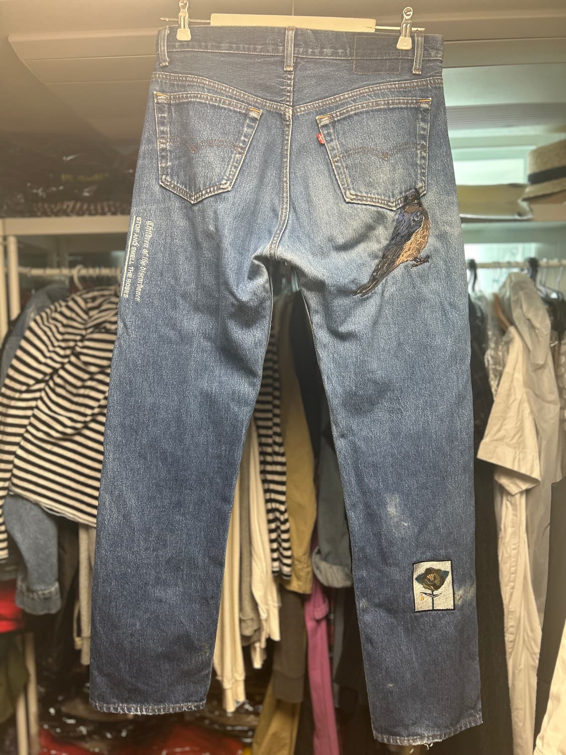 칠드런오브더 디스코댄스 초상화 패치 자수 데님 2 상품이미지6