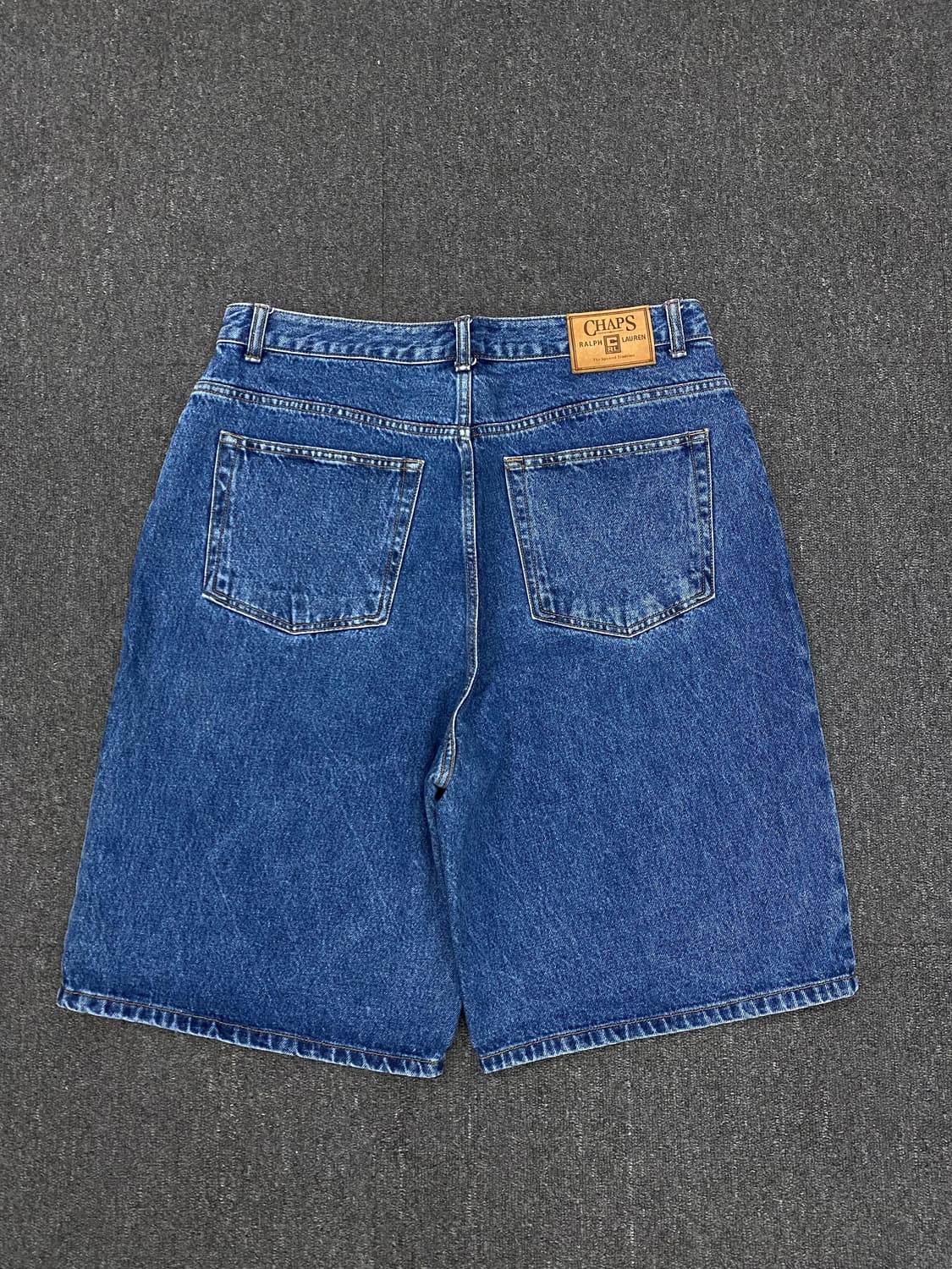 90s Chaps 챕스 랄프로렌 스케이터 데님 쇼츠 상품이미지3