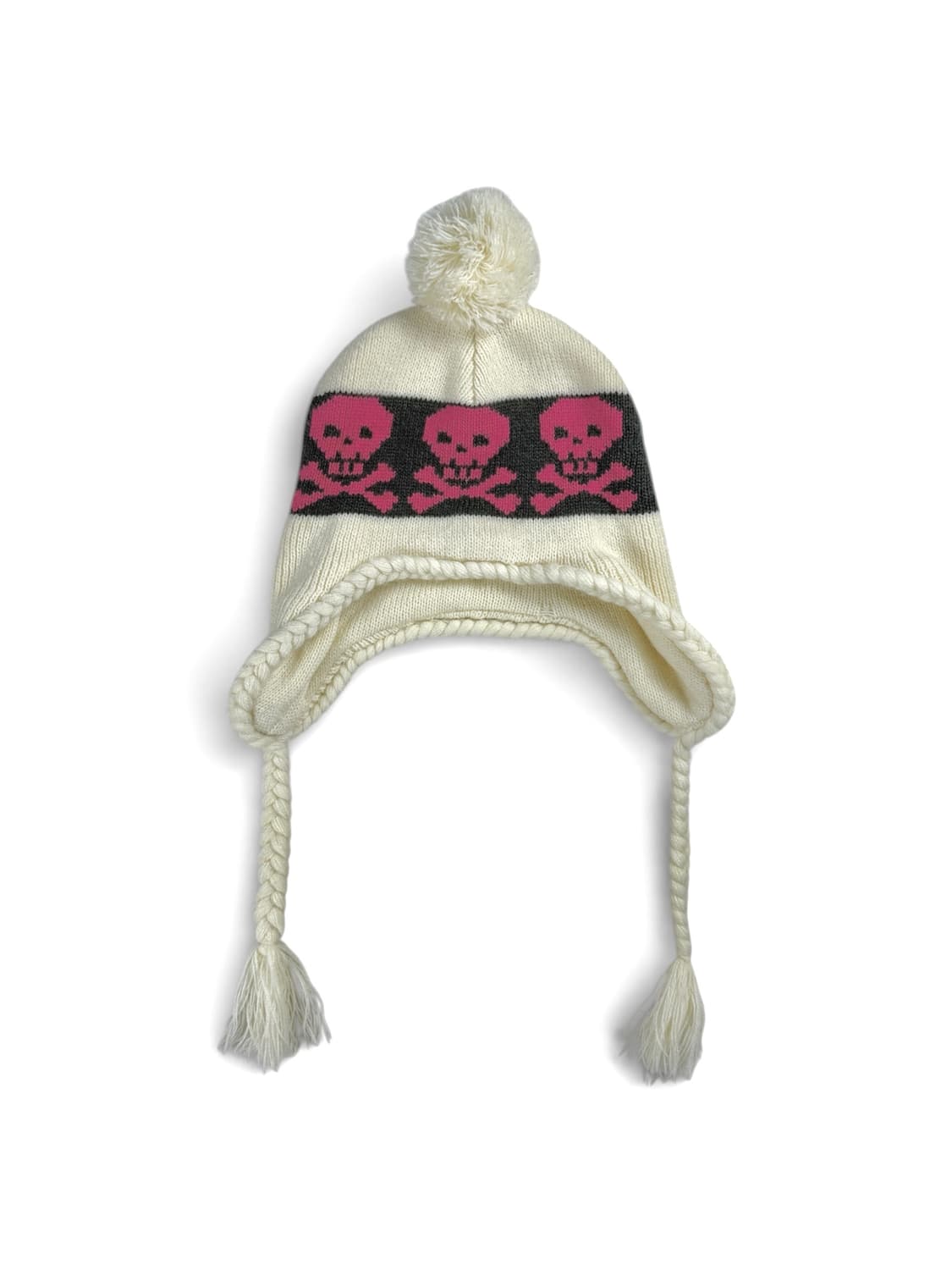 JPN 스컬 폼폼 비니 상품이미지1