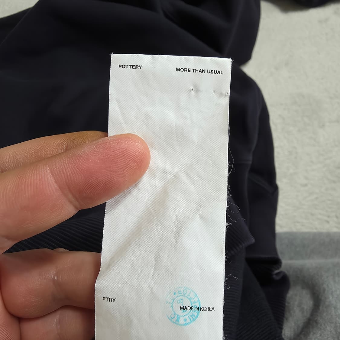 (2)포터리 반집업 맨투맨 상품이미지5