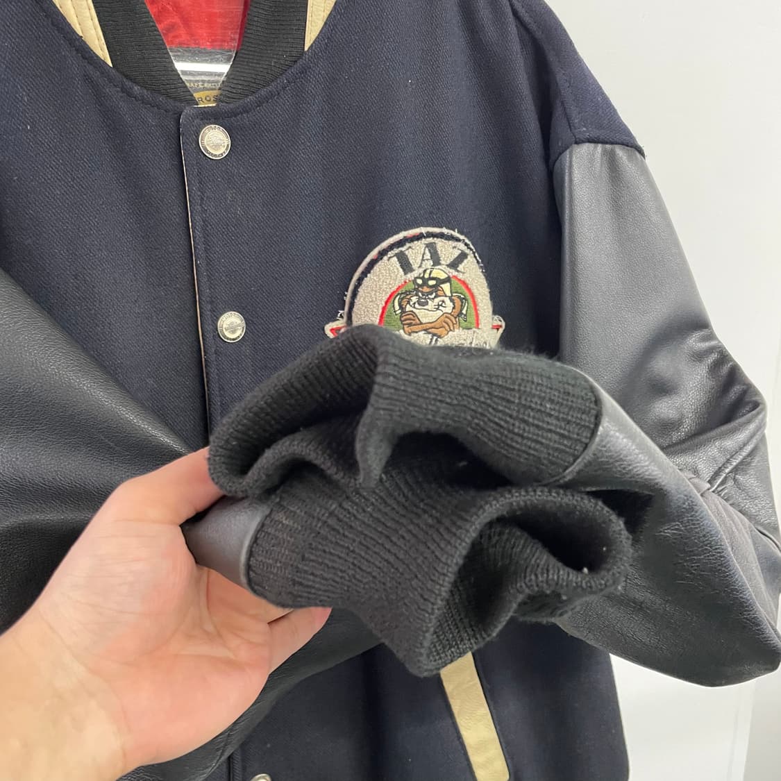 할리 데이비슨 50주년 테즈 가죽 바시티 자켓 상품이미지6