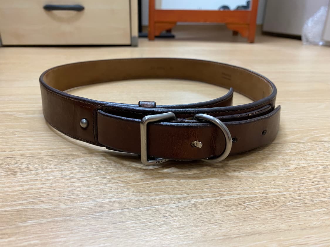 프라다 브라운 벨트  상품이미지2
