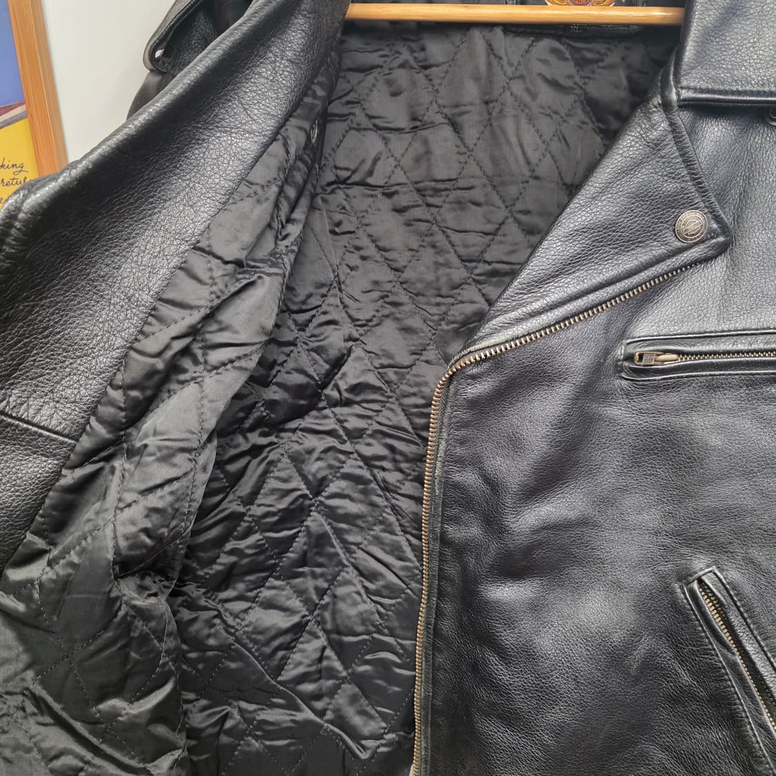 [XL]할리데이비슨 가죽 라이더 자켓 상품이미지6